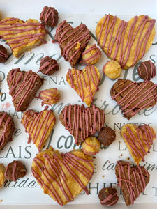 Brownies de corazón