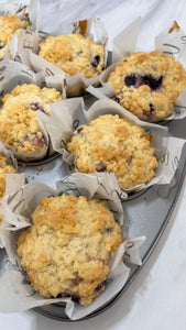 Muffins de blueberry