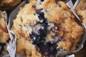 Muffins de blueberry